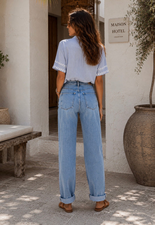 SERENA | Camisa com bordados