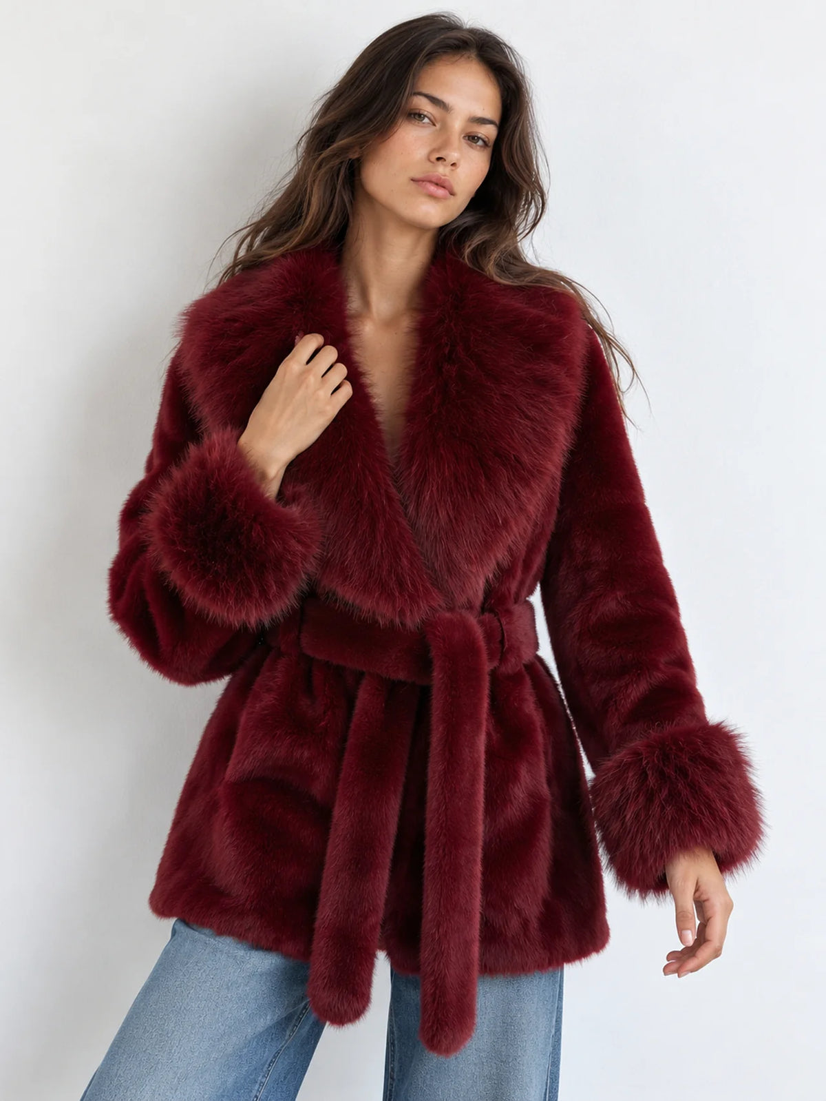 VELVET FAUX FUR