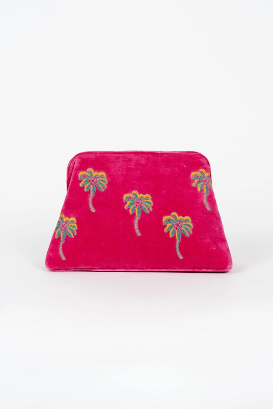 CLUTCH PALMAS - FÚCSIA