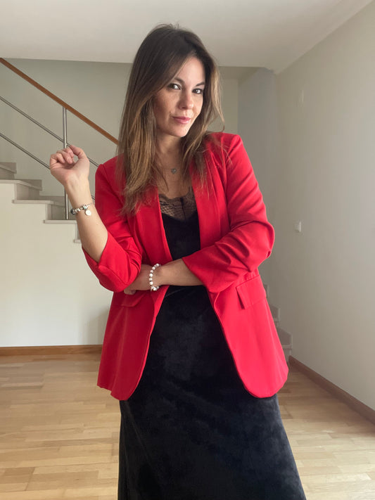 RENÉ | Blazer aberto com bolsos
