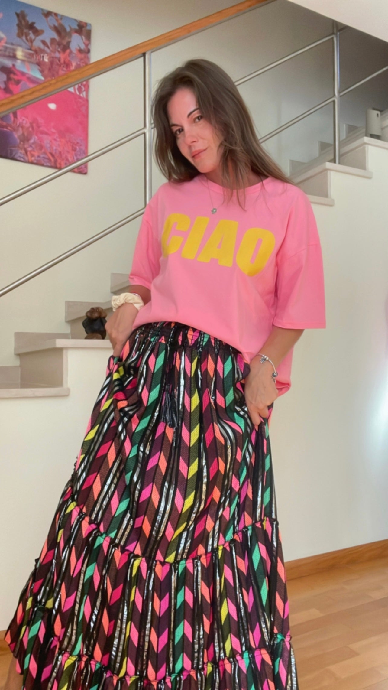 FANTASY | Saia Maxi estampada