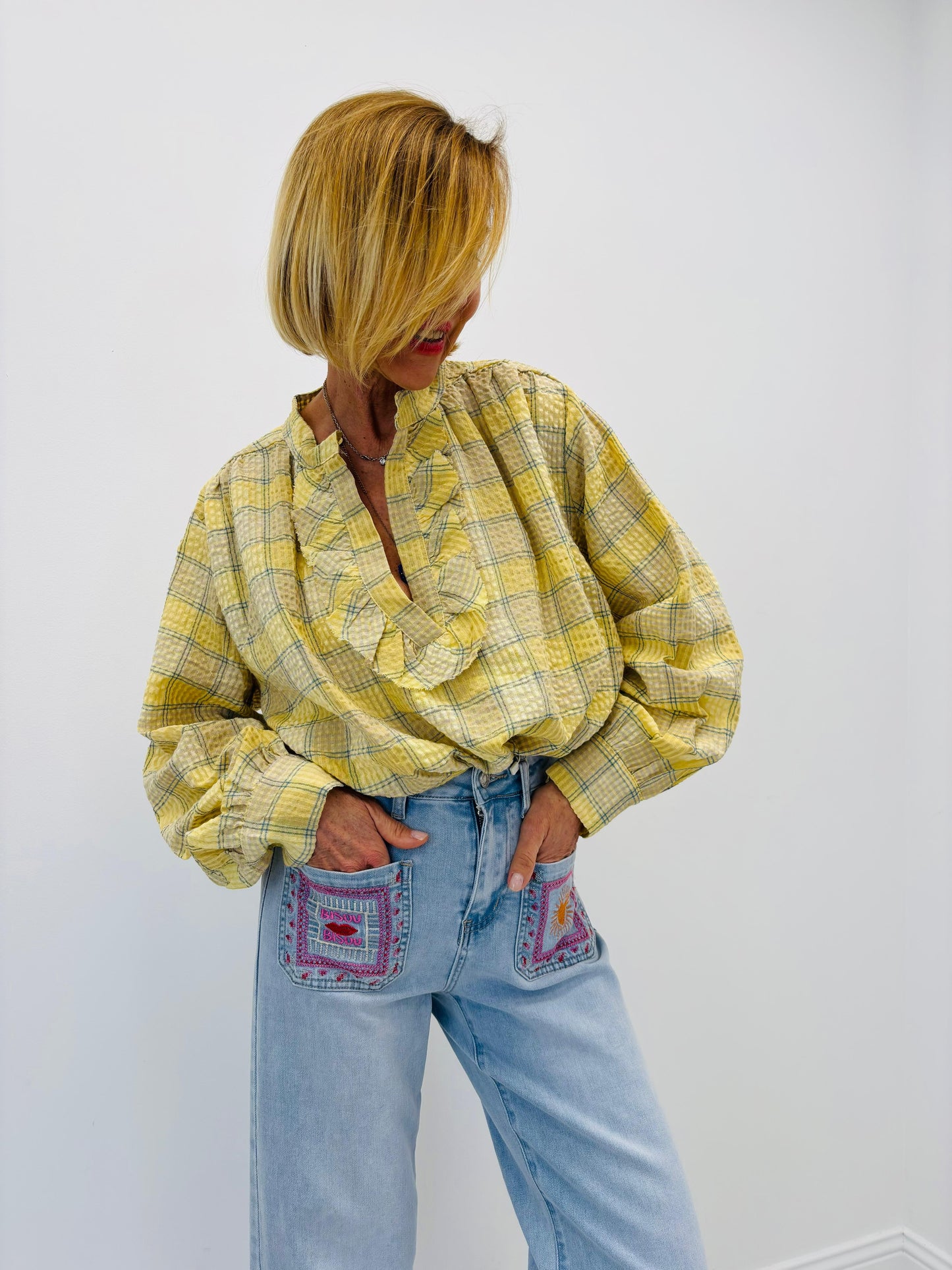 LUCKY CHARM JEANS - BLUE