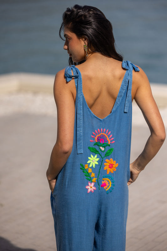 TULUM JUMPSUIT - INDIGO