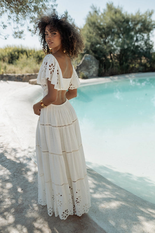 IVORY BLOOM DRESS