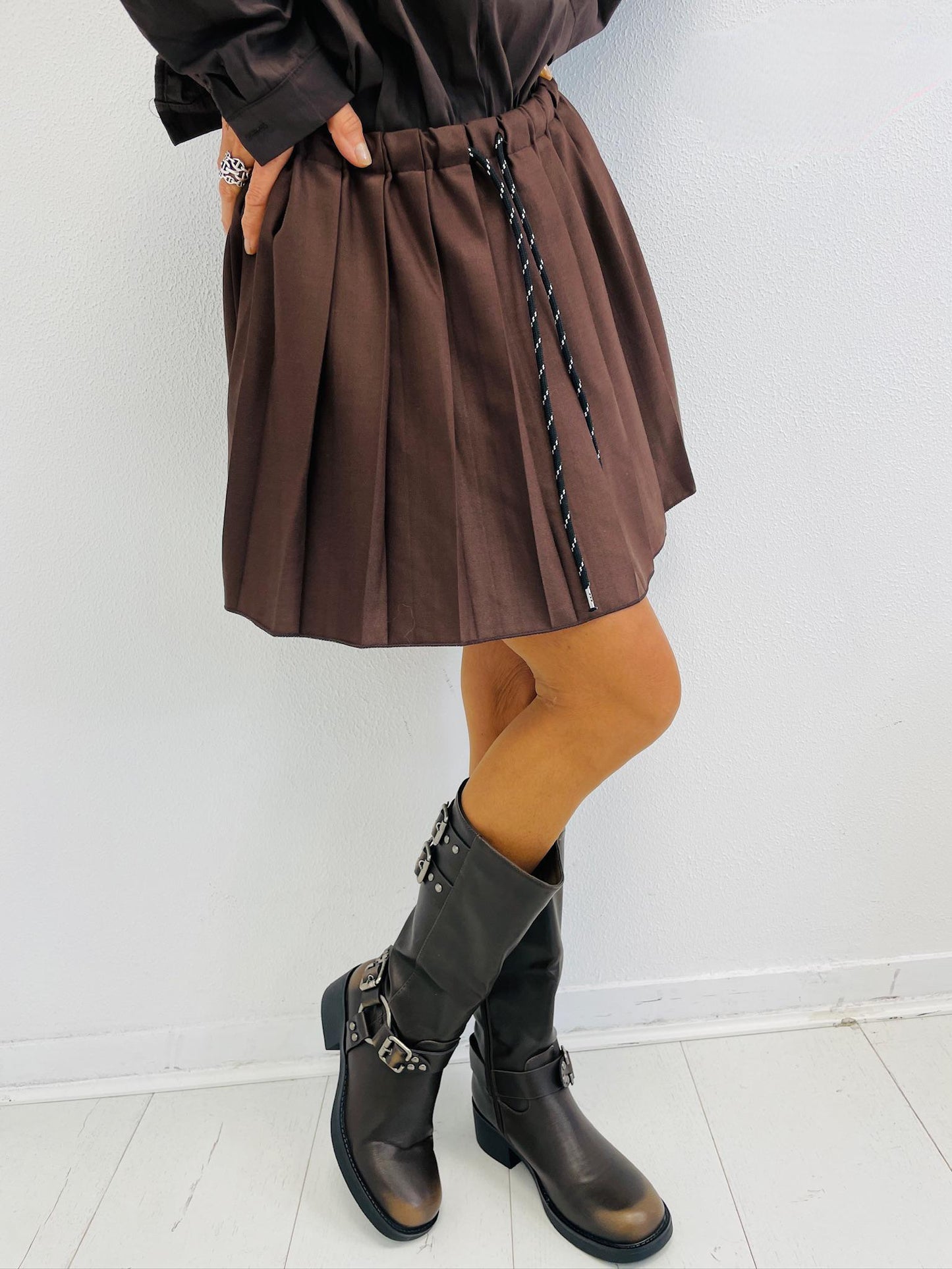 AMELIE | Mini saia com pregas