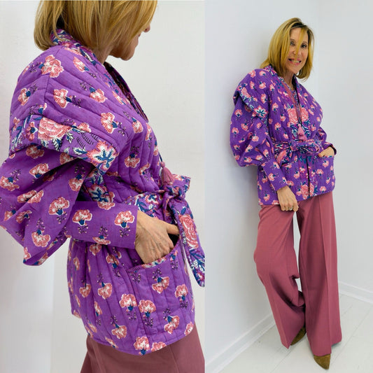 CHARLOTTE | Colete acolchoado floral