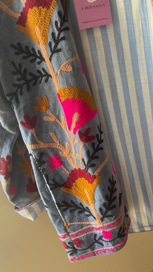 BLOOMING SKY EMBROIDERED JACKET