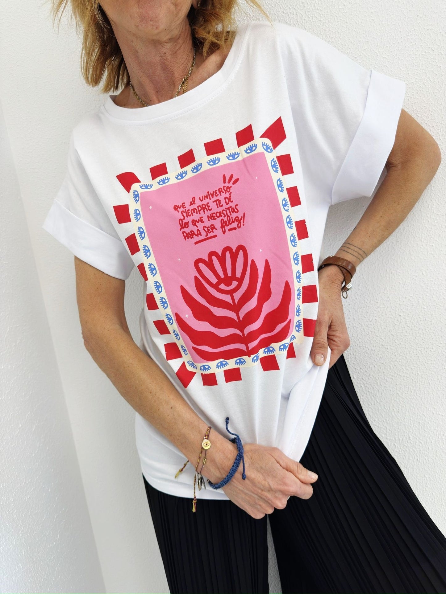 UNIVERSO | T-shirt estampada com frase