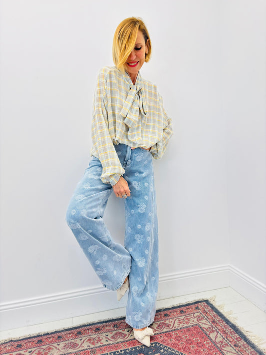 SKY BLOOM JEANS