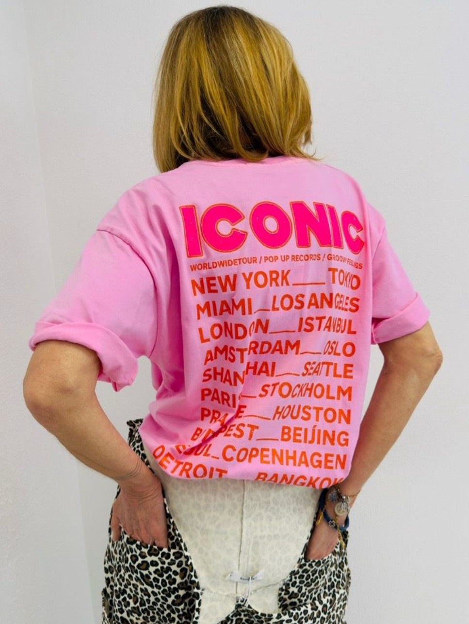 ICONIC | T-shirt estampada colorida