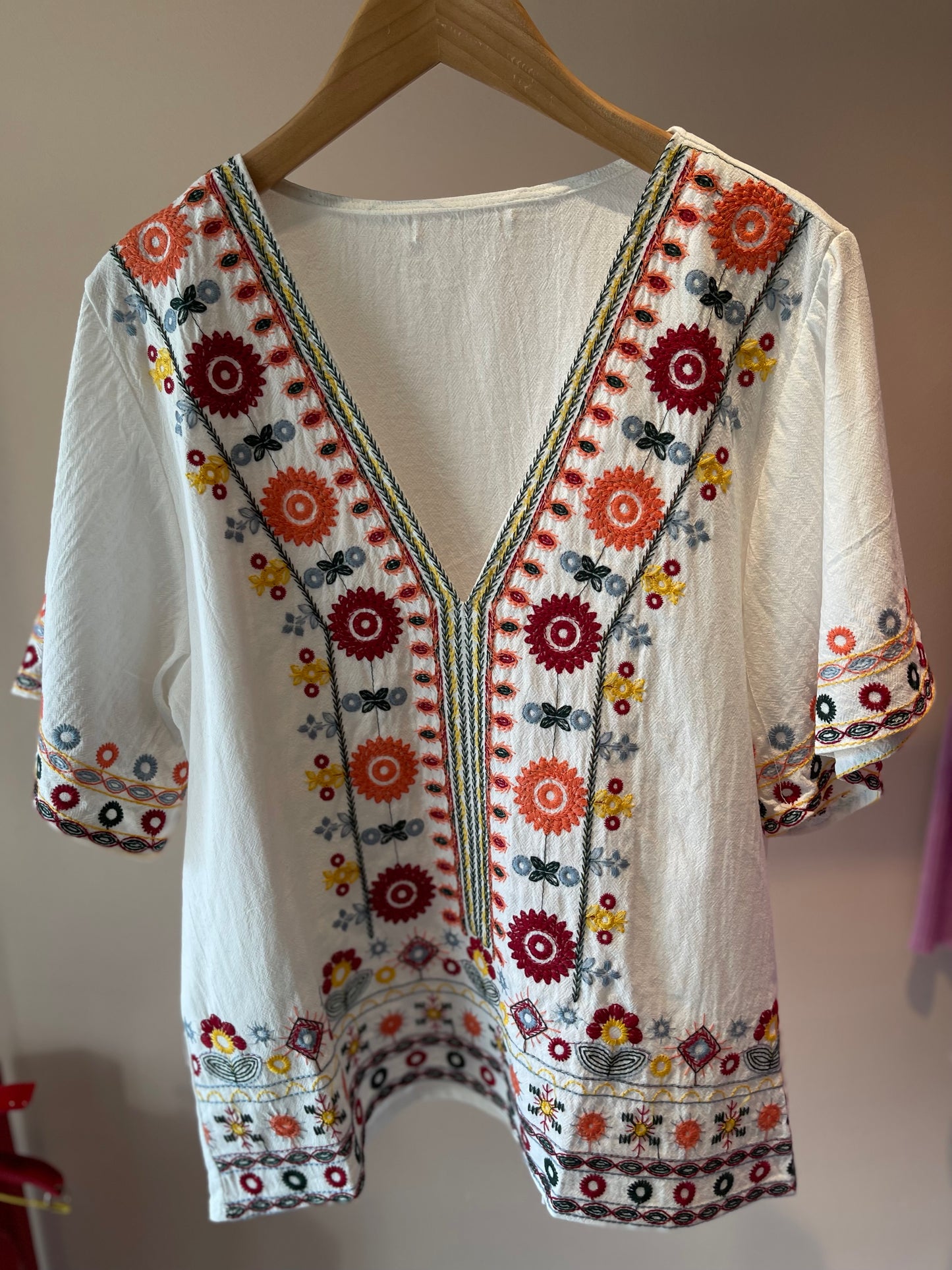 TULUM | Camisa com bordados coloridos