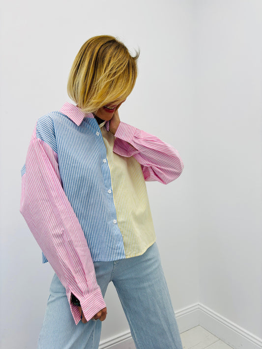 COLORBLOCK CANDY SHIRT