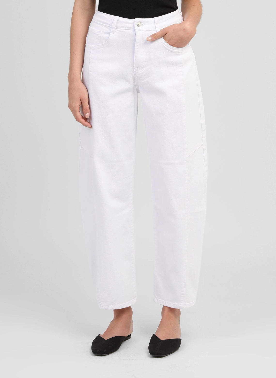 SOLEIL JEANS - WHITE