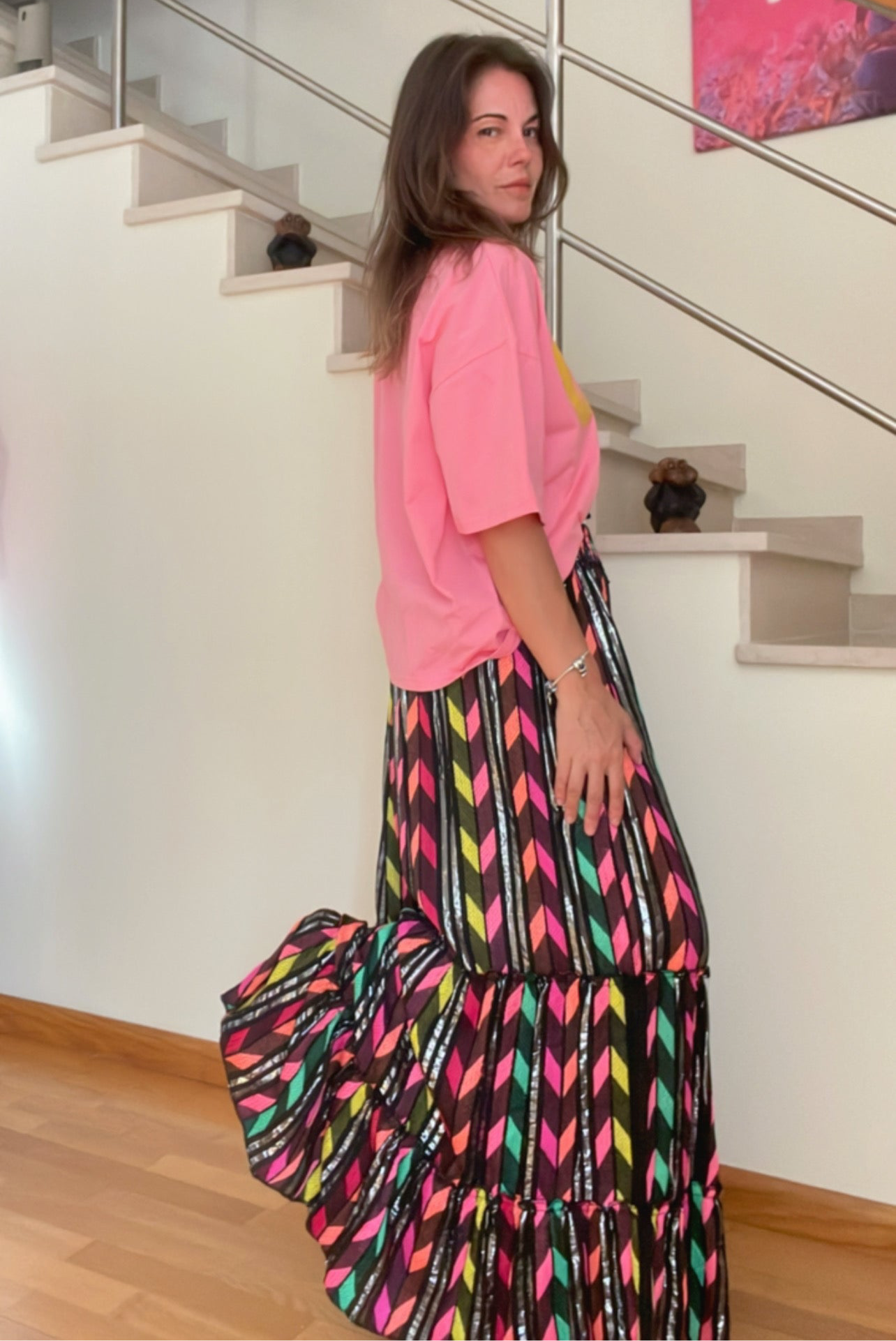 FANTASY | Saia Maxi estampada