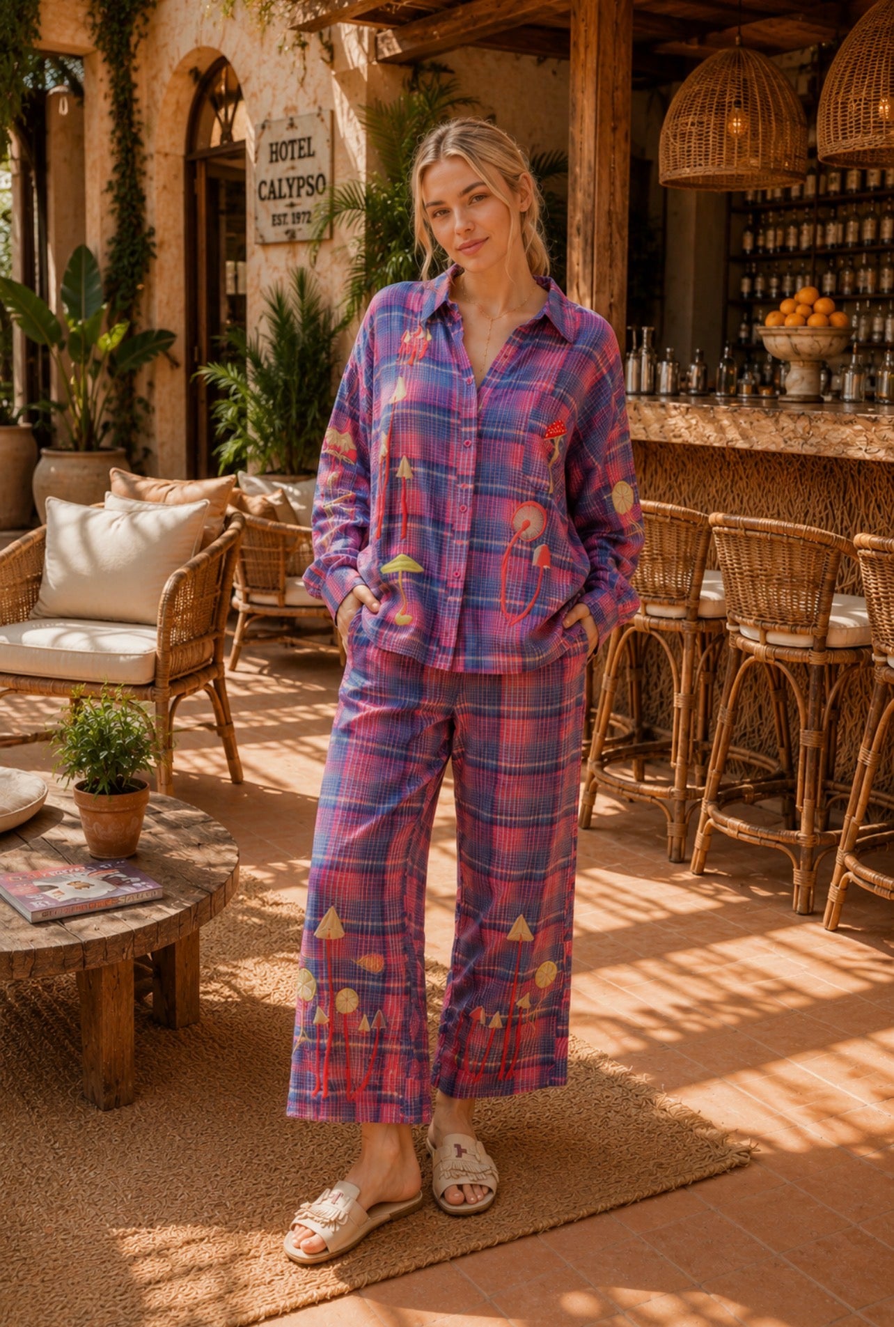 WILD MUSHROOMS PANTS