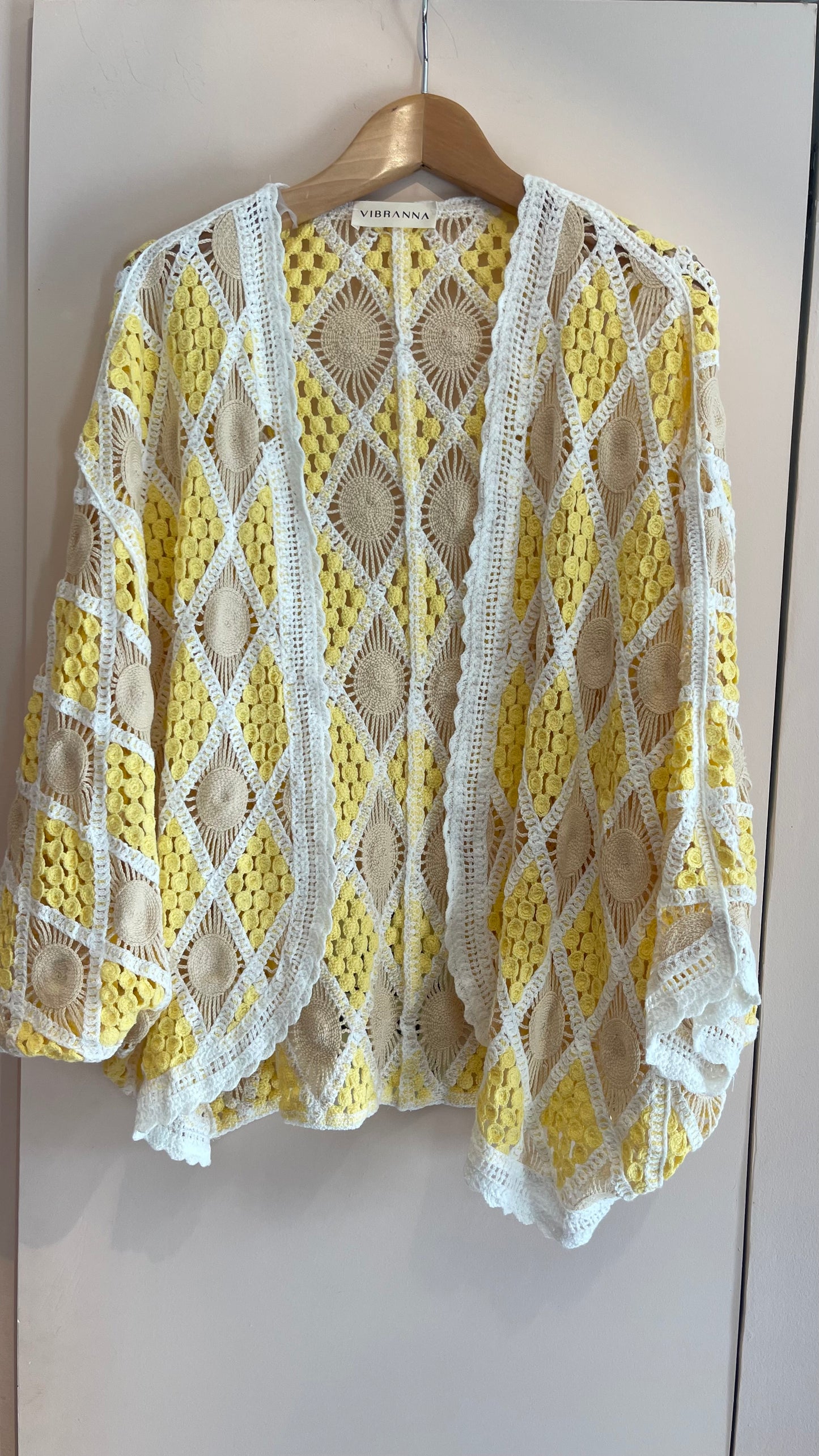 SUNFLOWER | Casaco em crochet colorido