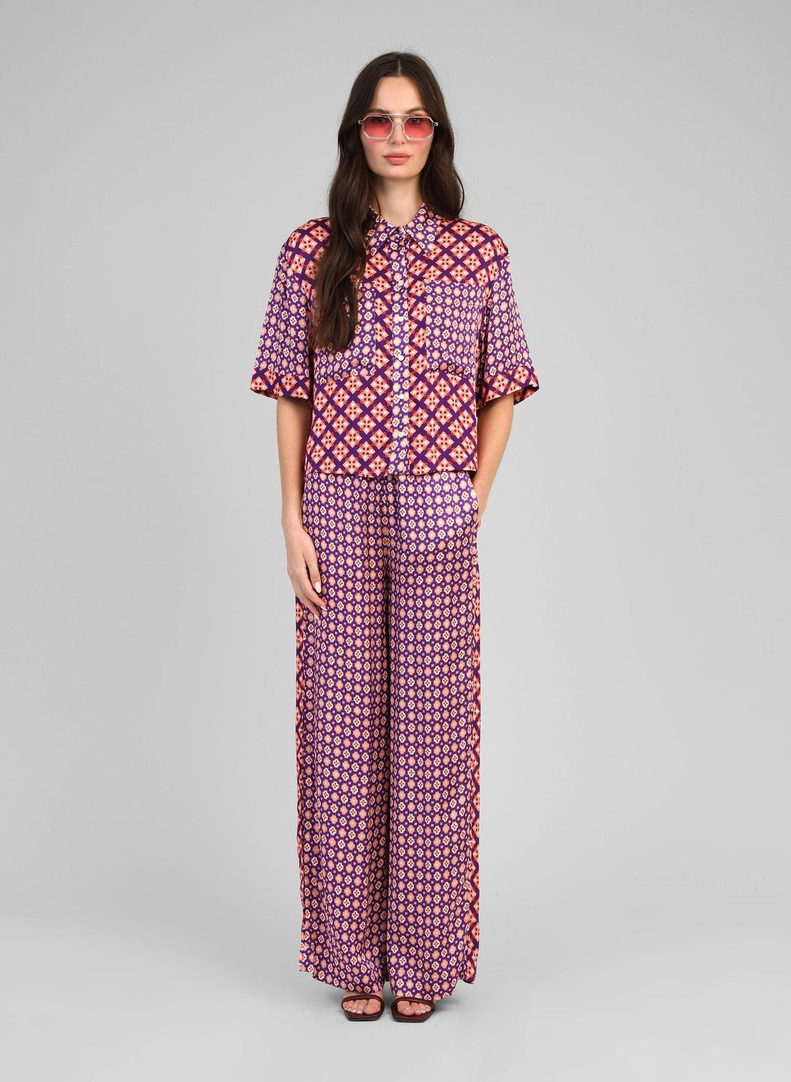 MOSAIC VIOLET SHIRT