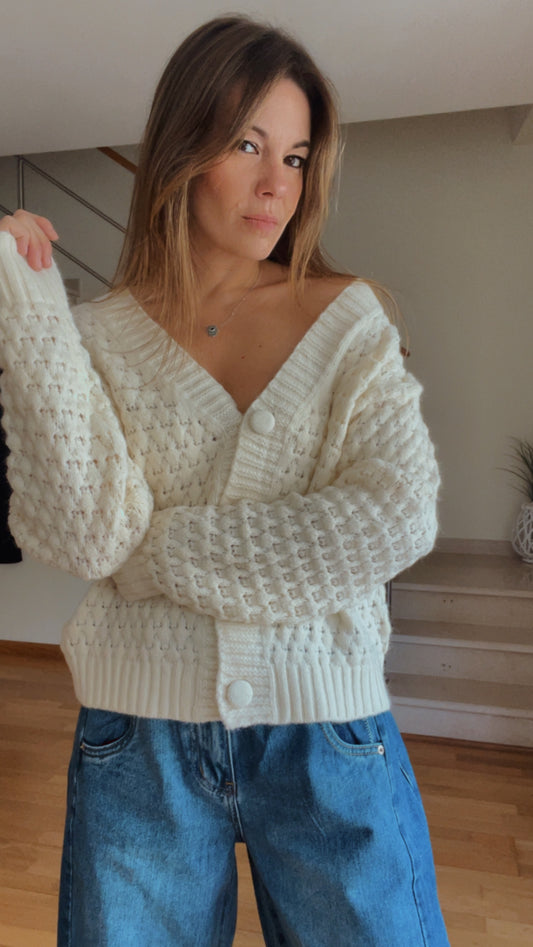 BRATY | Casaco de malha com botões