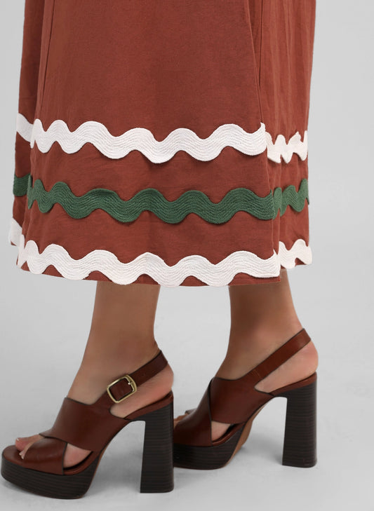 SEREIA DRESS - BROWN