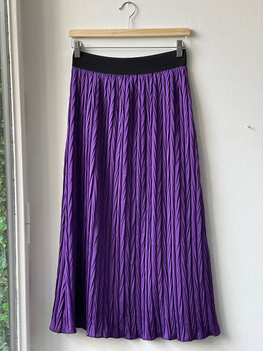 PALOMA | Saia midi plissada