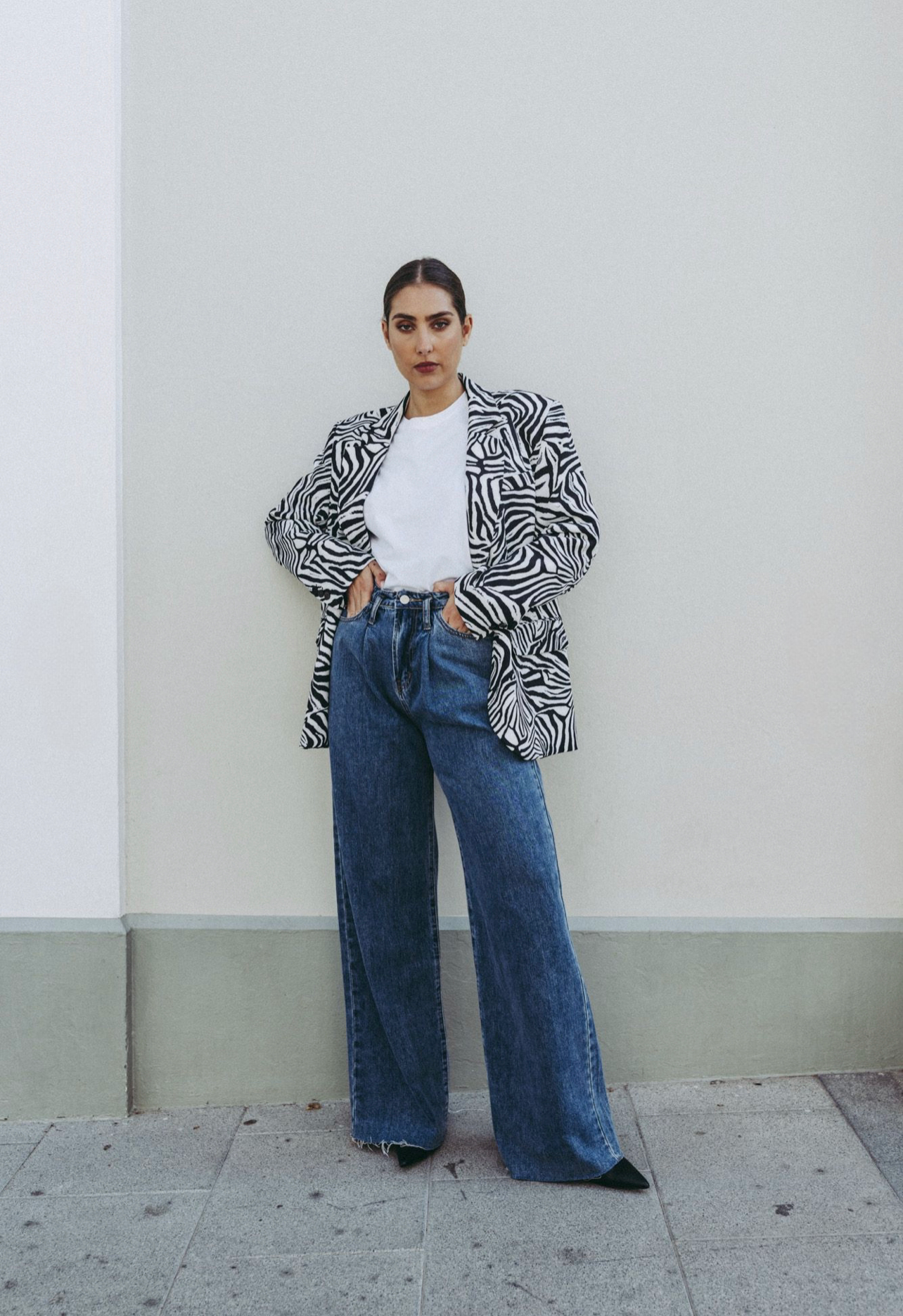 JUNGLE | Blazer zebra oversize