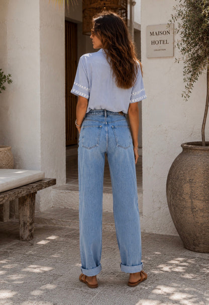 SERENA | Camisa com bordados