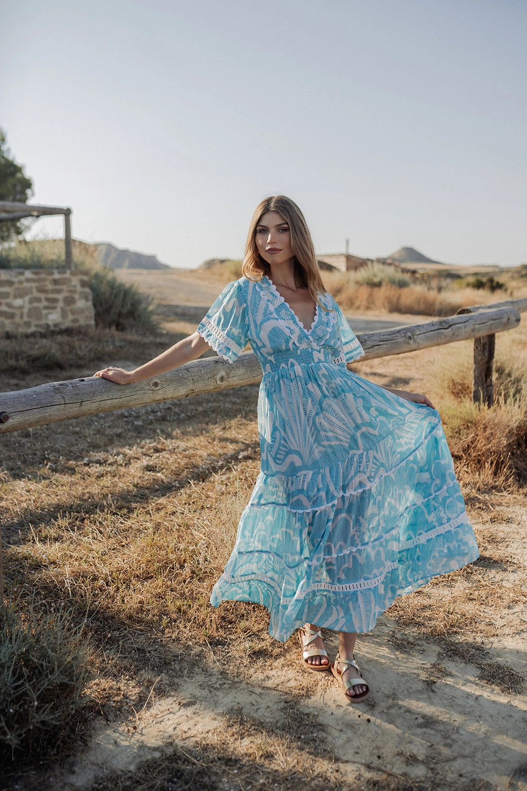 MARÉ BLU MAXI DRESS