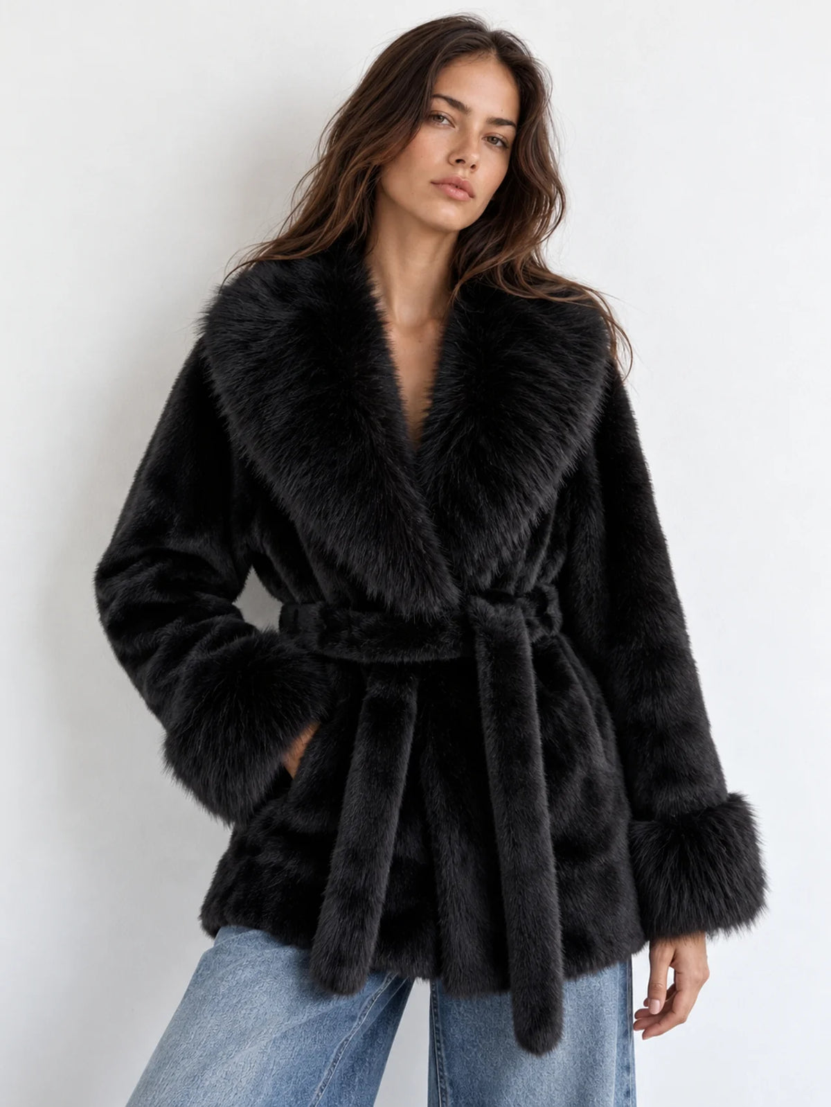 VELVET FAUX FUR