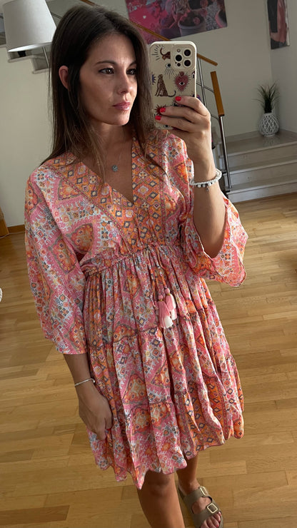 MÉXICO | Vestido corto estampado