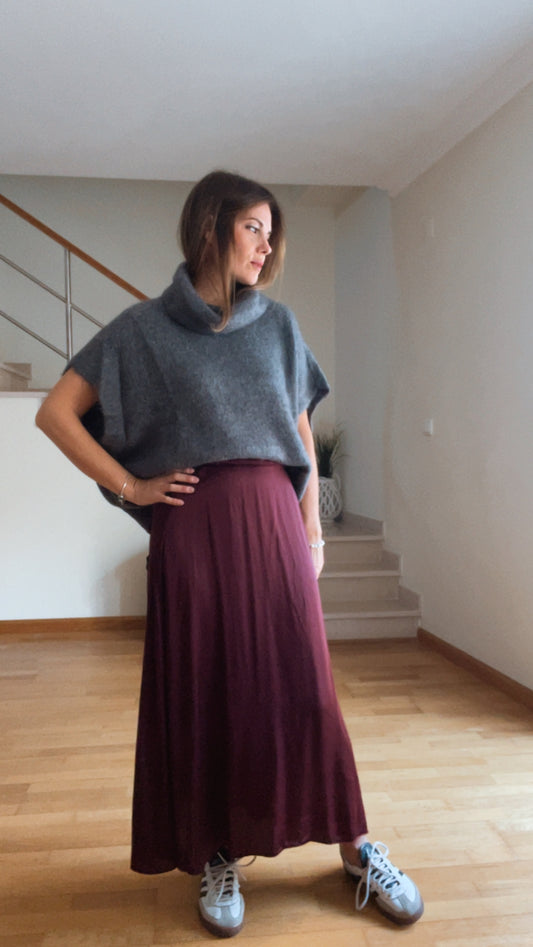 MERRIT | Flowy midi skirt