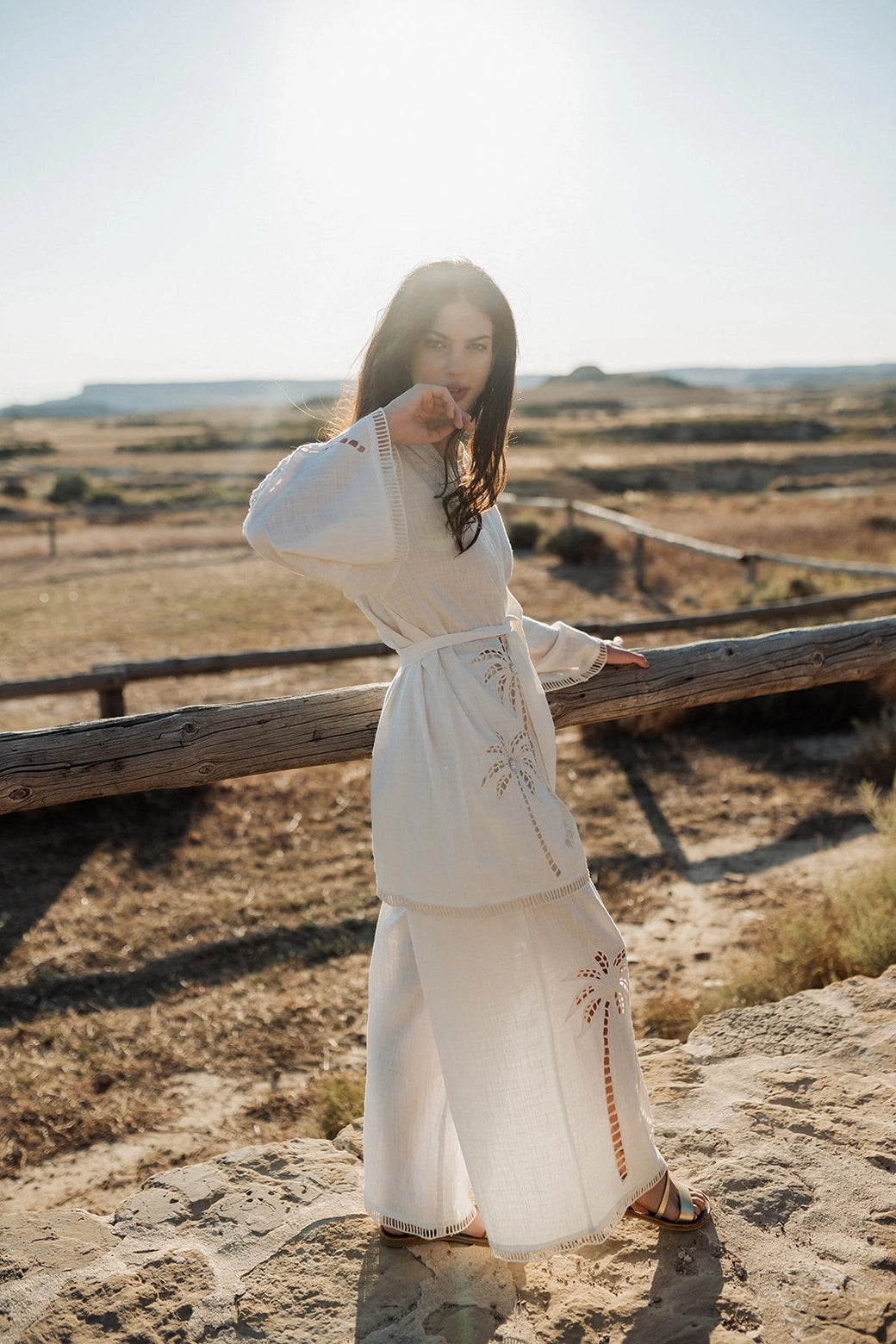 PALM WHISPER KIMONO