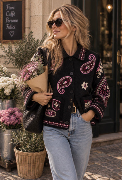 AMALFI PAISLEY JACKET