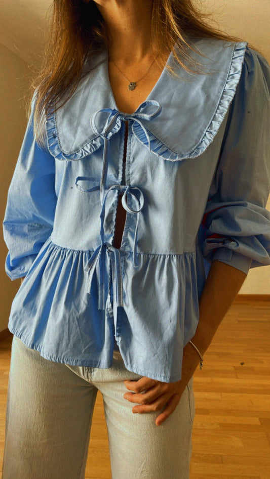 CAMILLA | Camisa con cuello babero