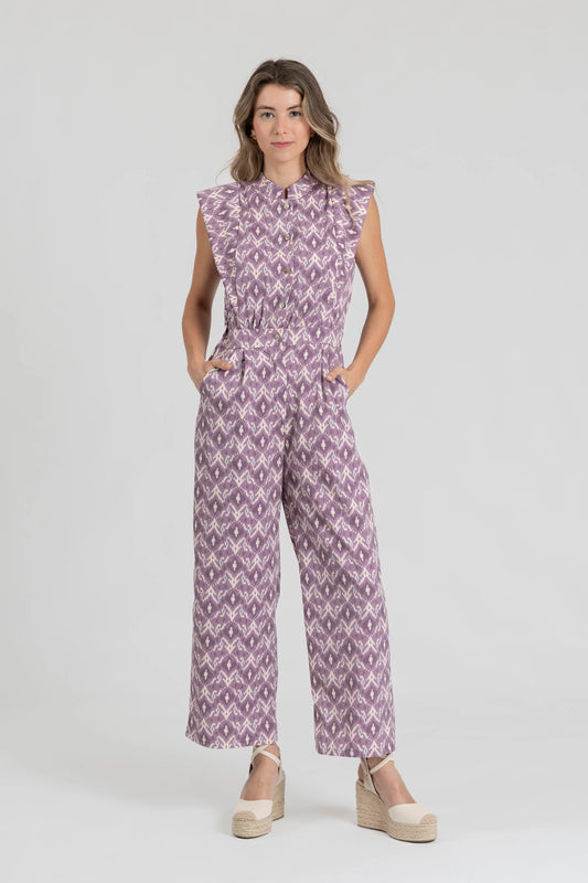 SAL | Macacão com estampado étnico