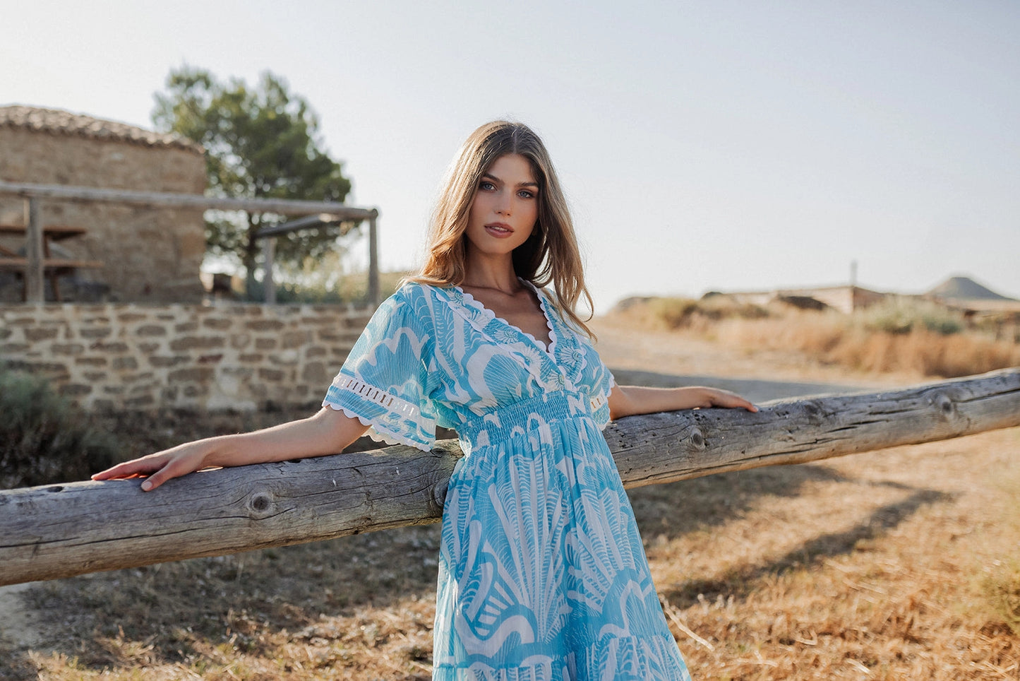 MARÉ BLU MAXI DRESS
