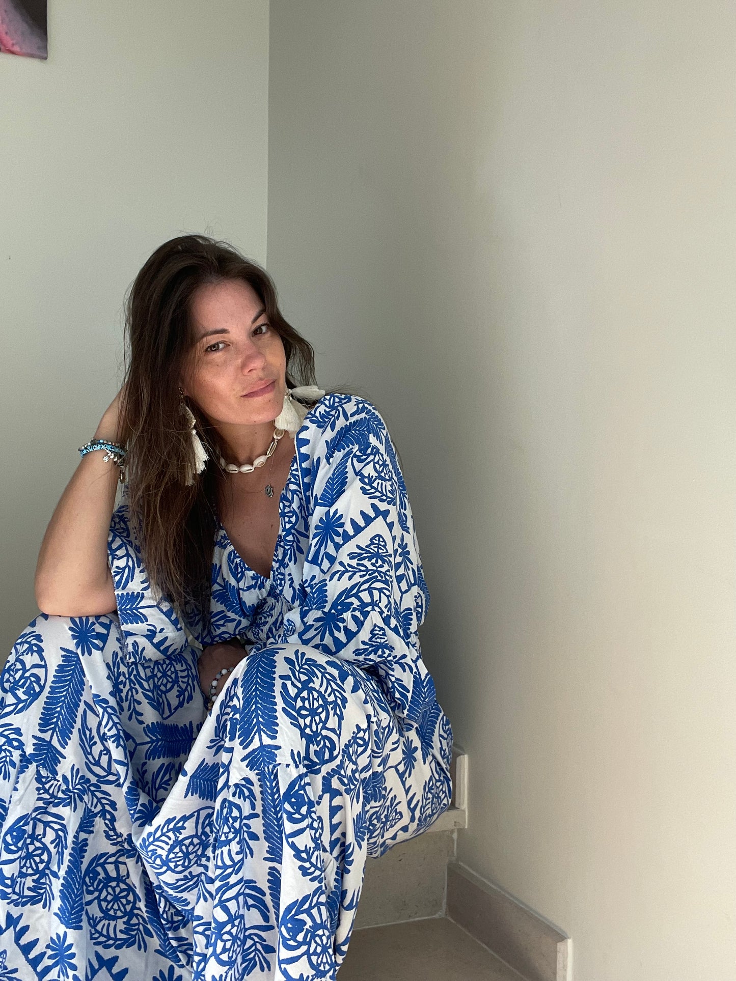 IBIZA | Vestido largo estampado