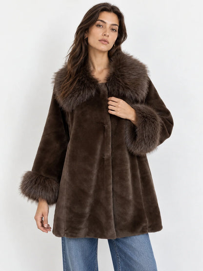 MONROE FAUX FUR COAT