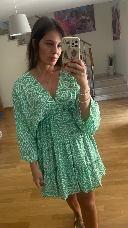 MÉXICO | Vestido corto estampado