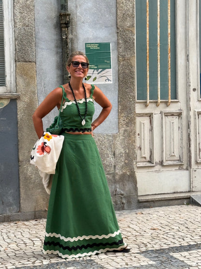ONDINA TOP - GREEN