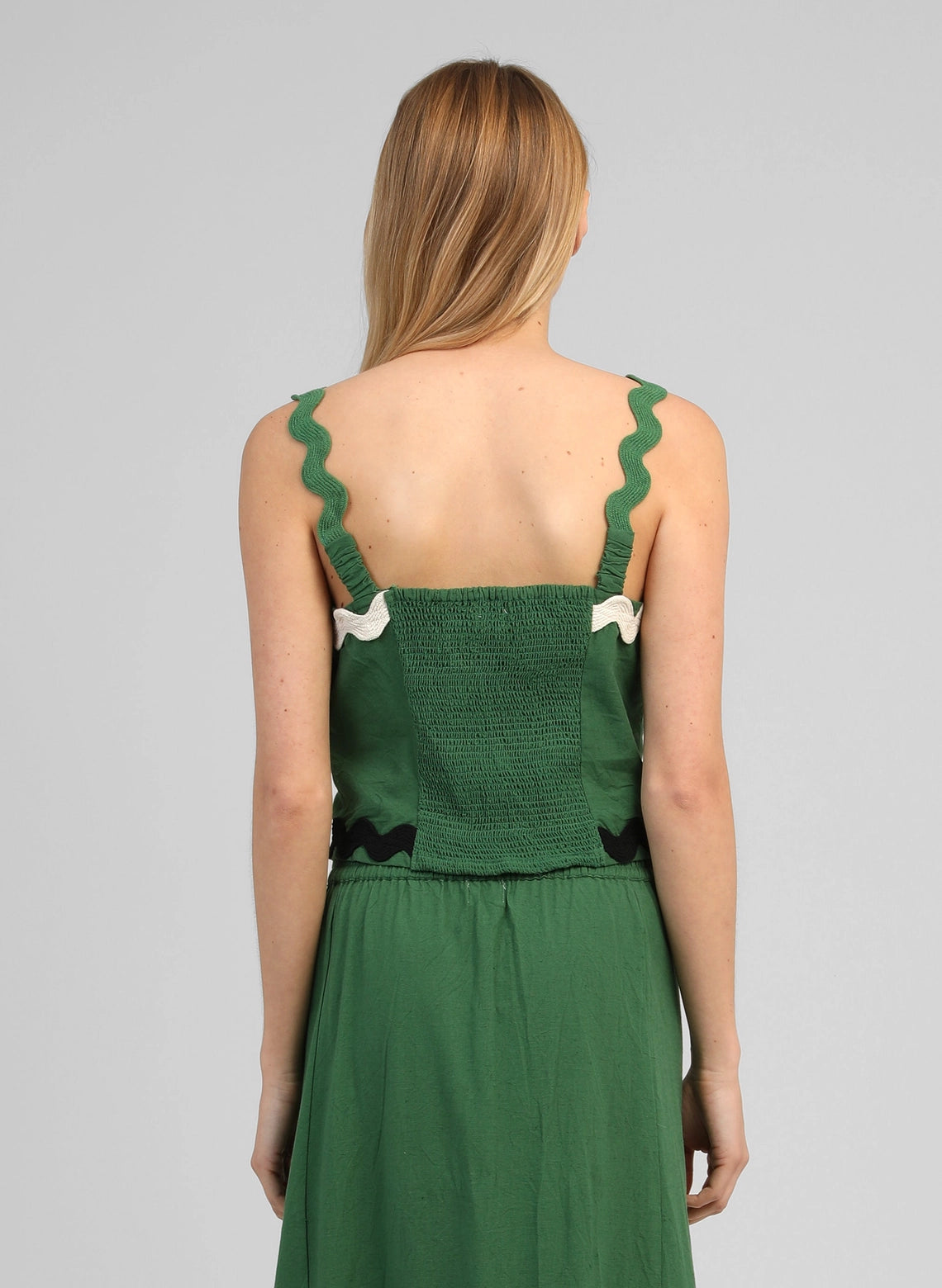 ONDINA TOP - GREEN