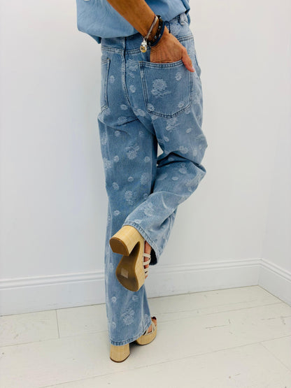 SKY BLOOM JEANS