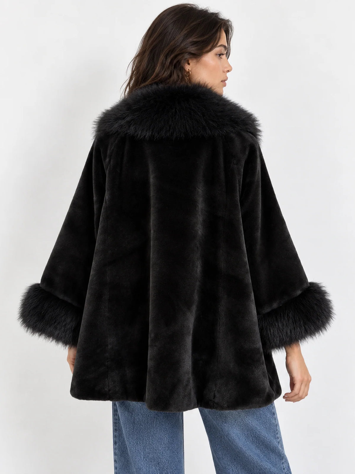 MONROE FAUX FUR COAT