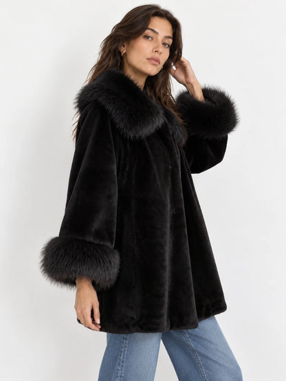 MONROE FAUX FUR COAT