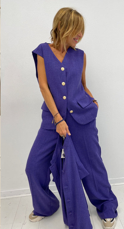 SIMON | Vest and pants set