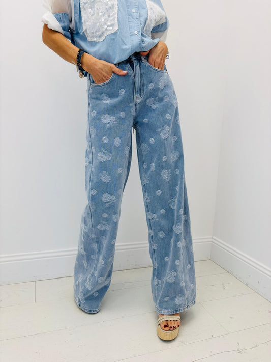 SKY BLOOM JEANS