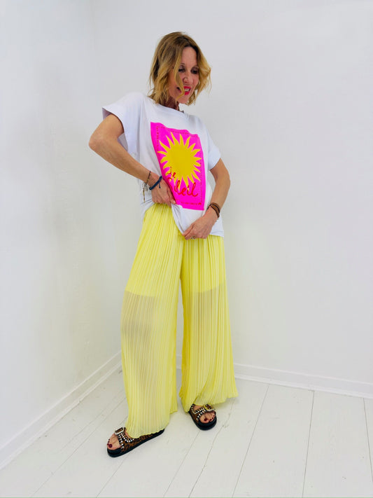 LE SOLEIL | T-shirt com sol estampado