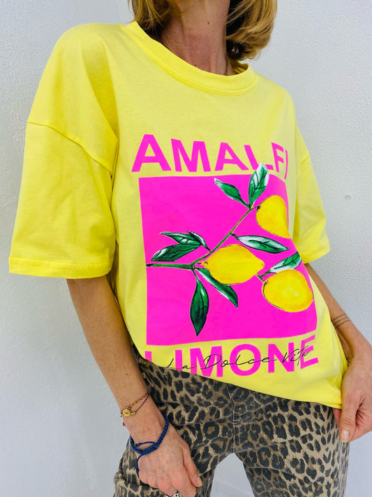 AMALFI LIMONE | T-shirt estampada colorida