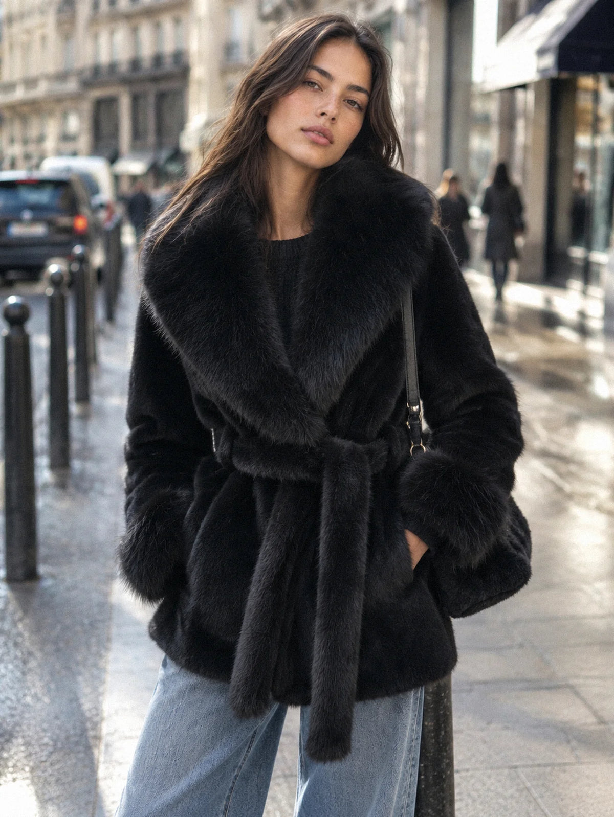 VELVET FAUX FUR