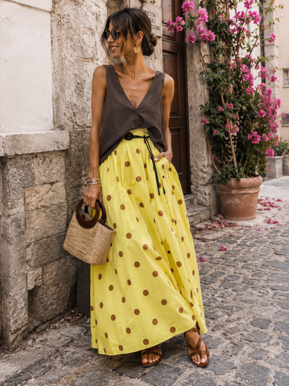 SUN DOT SKIRT