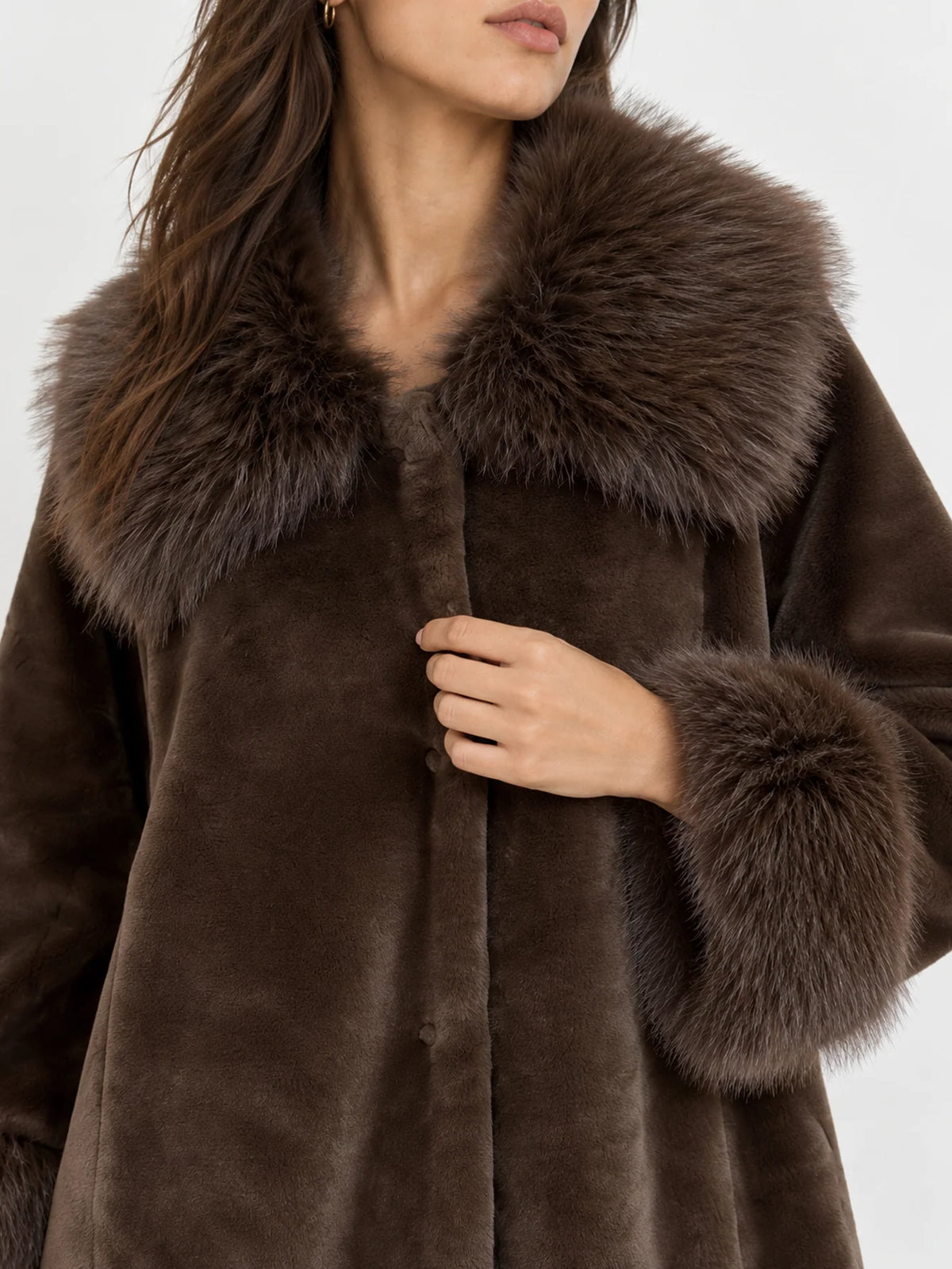 MONROE FAUX FUR COAT
